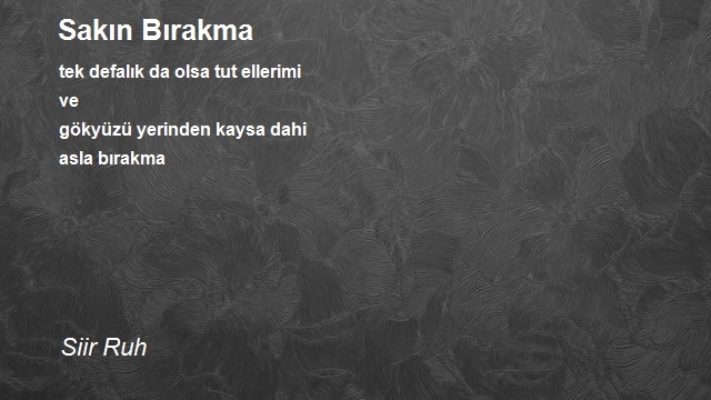 Siir Ruh