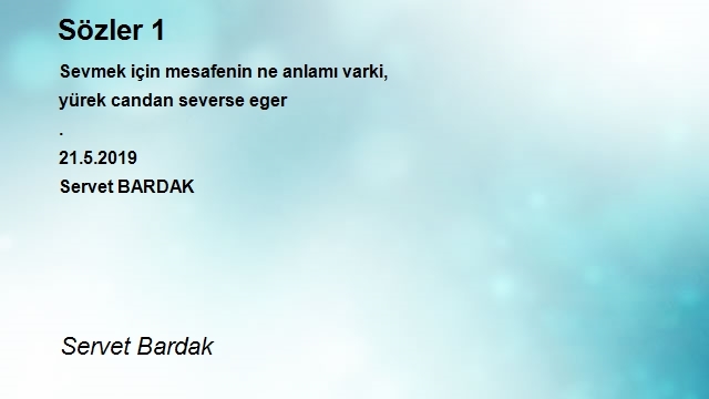 Servet Bardak