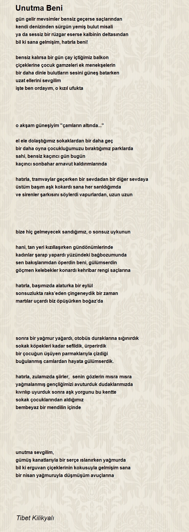 Tibet Kilikyalı