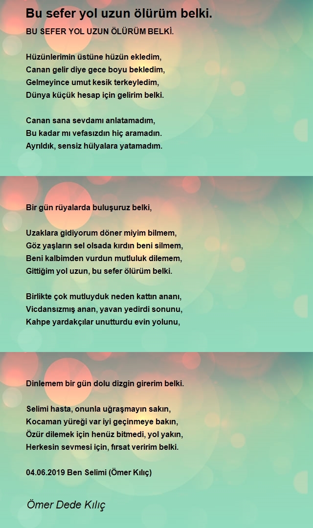 Ömer Dede Kılıç