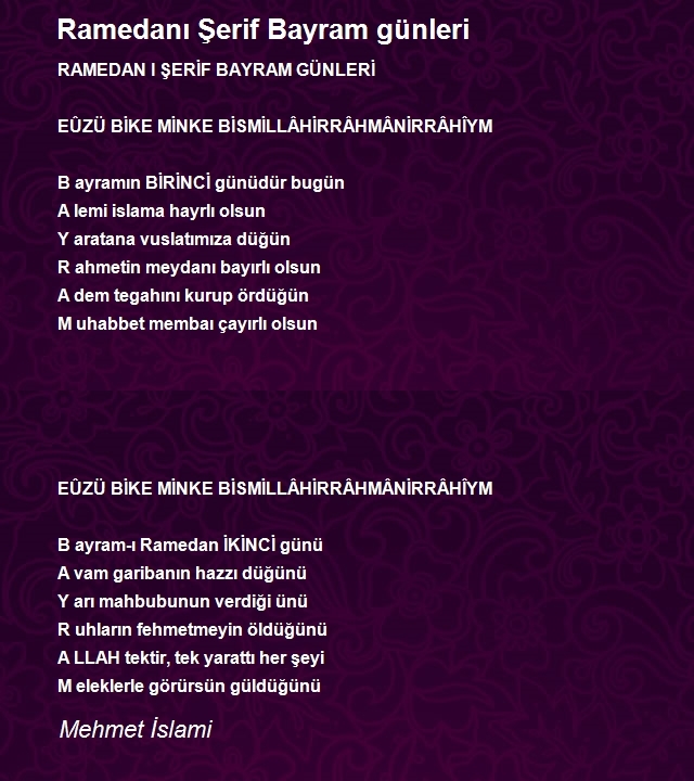 Mehmet İslami