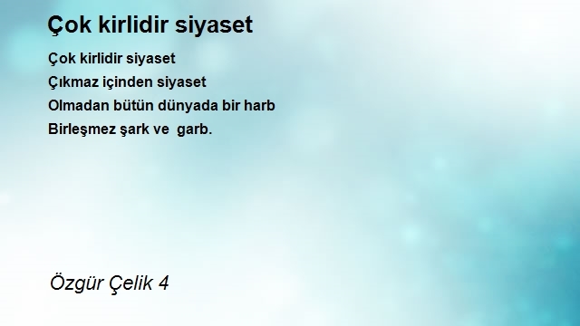Özgür Çelik 4