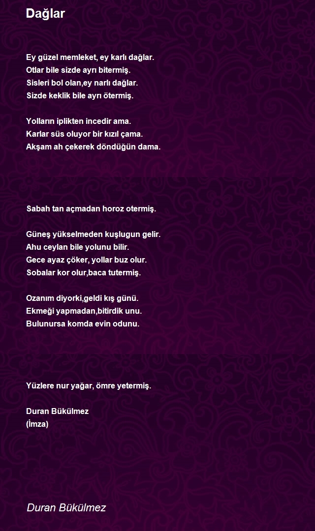 Duran Bükülmez