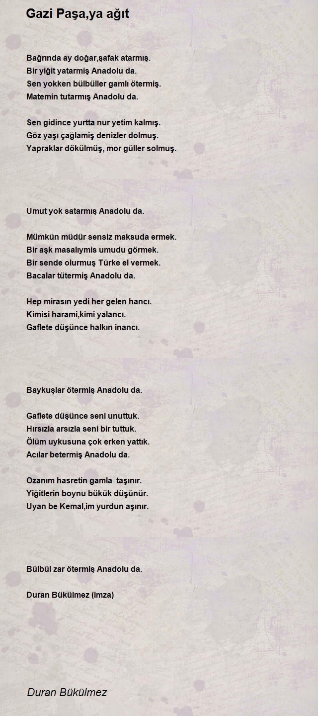 Duran Bükülmez