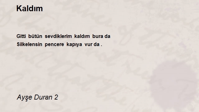 Ayşe Duran 2