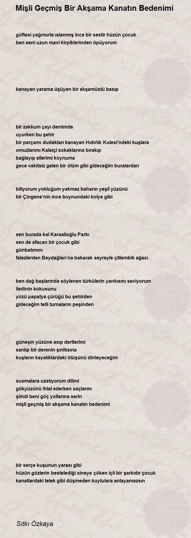 Sıtkı Özkaya