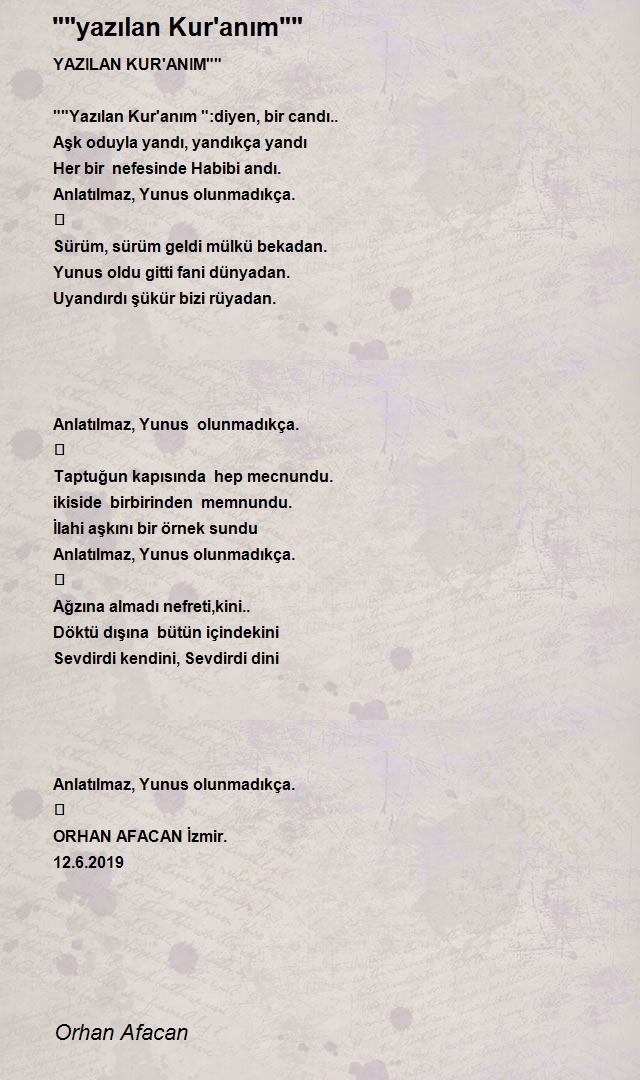 Orhan Afacan