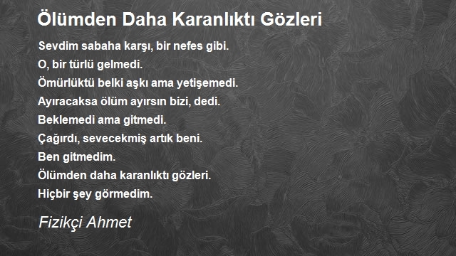 Fizikçi Ahmet