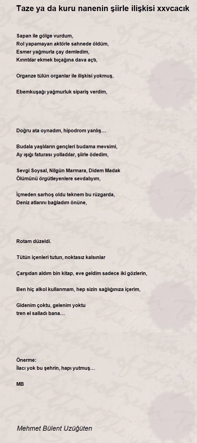 Mehmet Bülent Uzüğüten