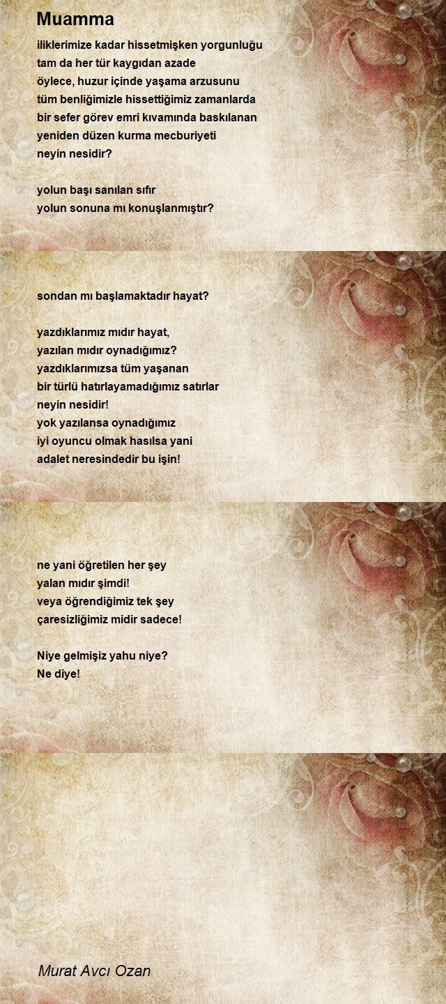 Murat Avcı Ozan