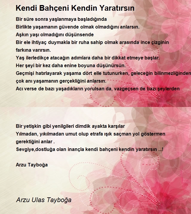 Arzu Ulas Tayboğa