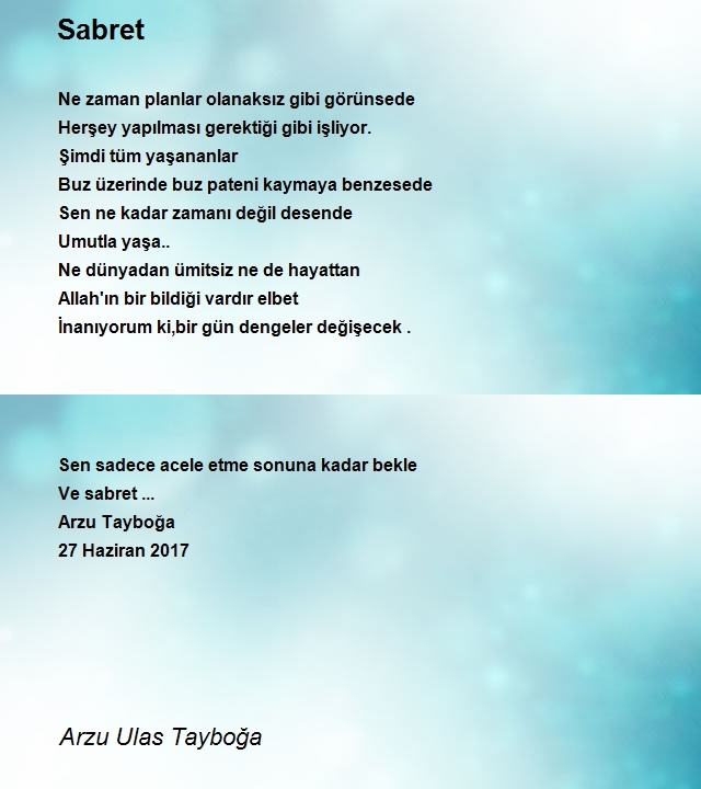 Arzu Ulas Tayboğa