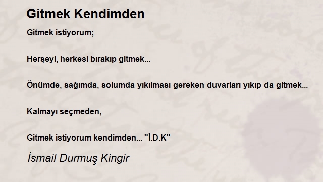 İsmail Durmuş Kingir