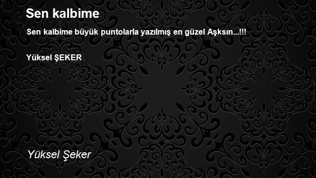 Yüksel Şeker