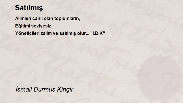 İsmail Durmuş Kingir