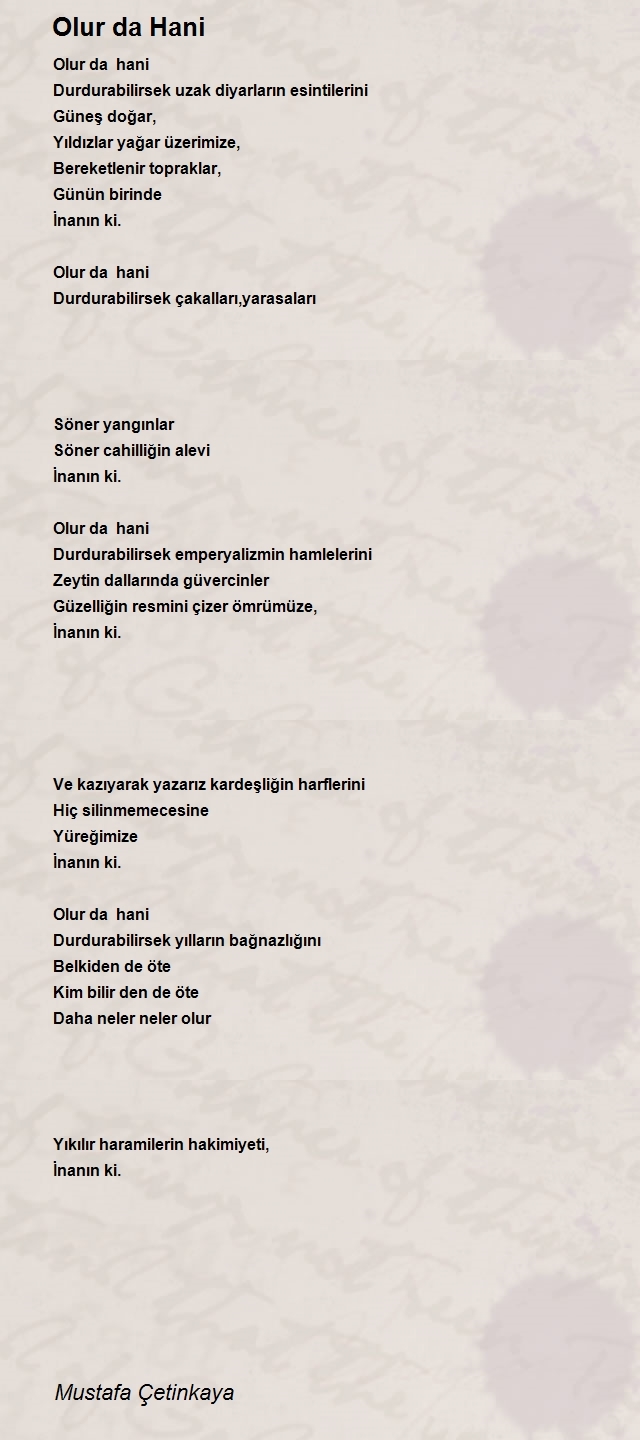 Mustafa Çetinkaya