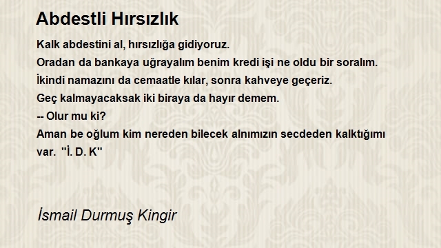 İsmail Durmuş Kingir