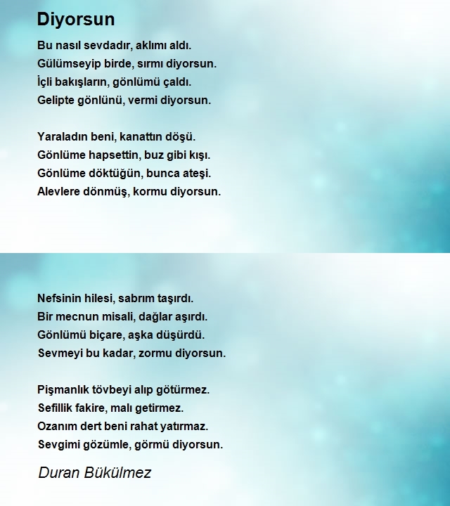 Duran Bükülmez