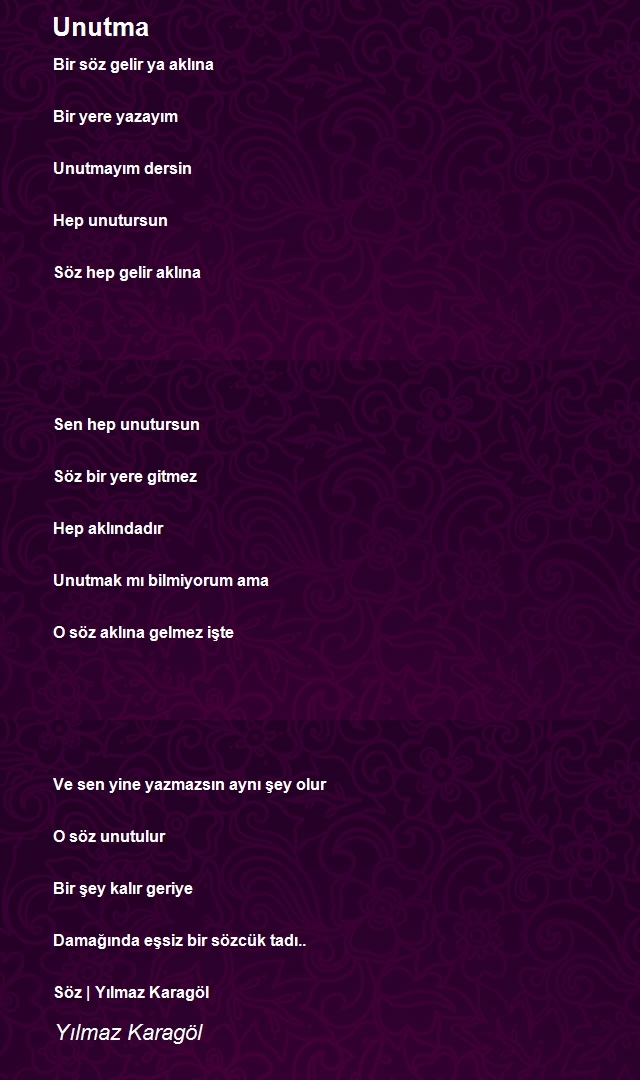 Yılmaz Karagöl
