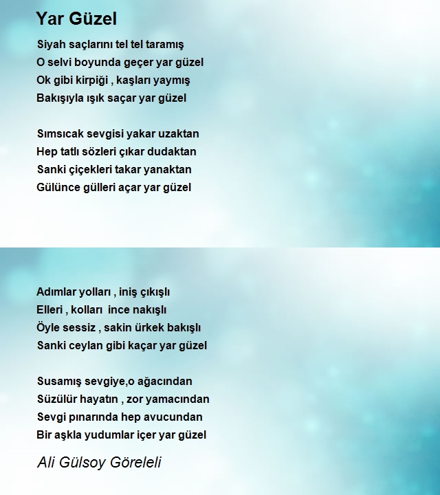 Ali Gülsoy Göreleli