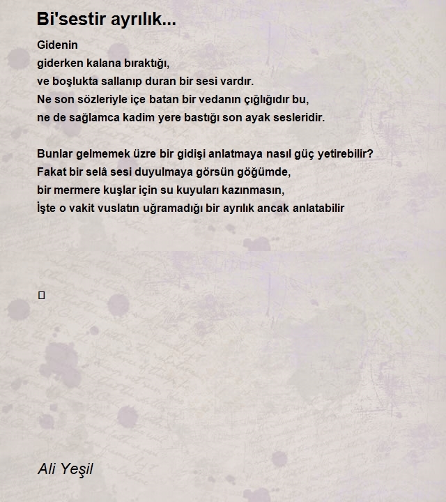 Ali Yeşil