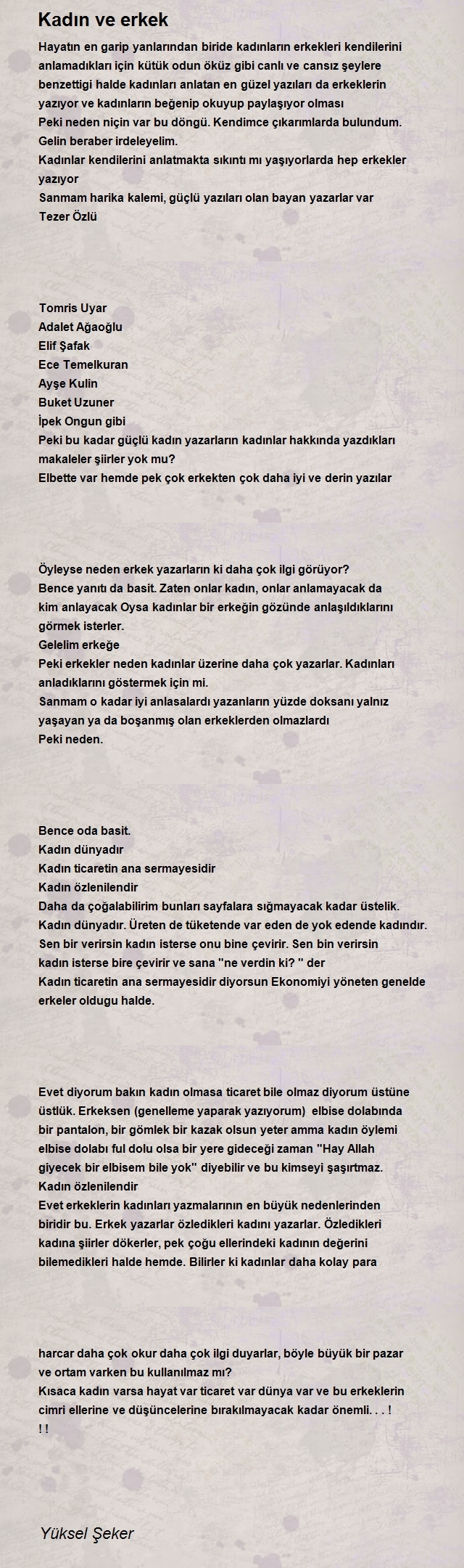 Yüksel Şeker