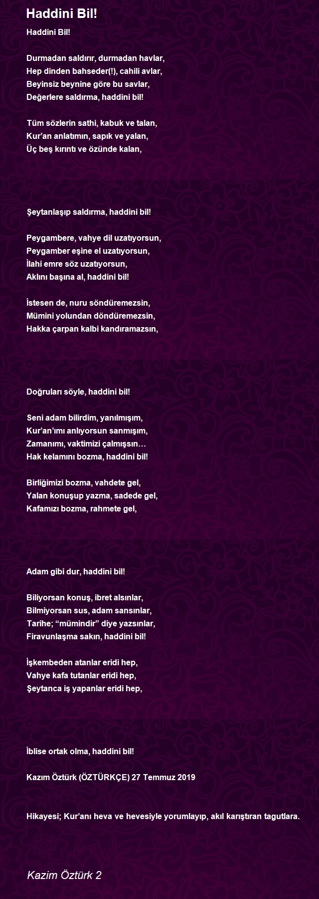 Kazim Öztürk 2