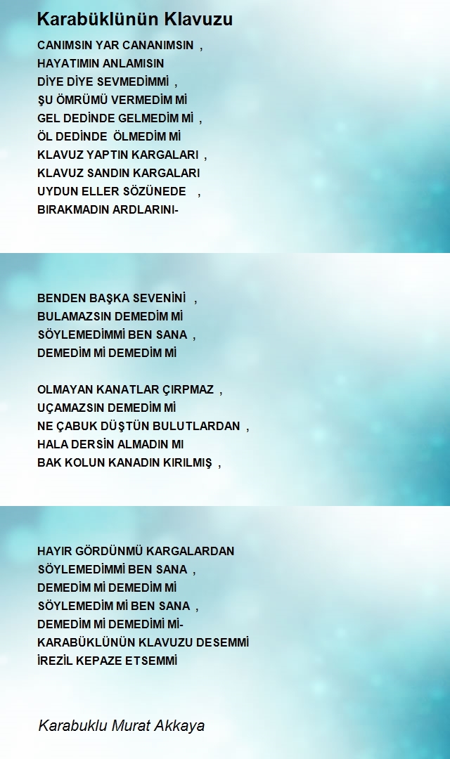 Karabüklü Murat Akkaya