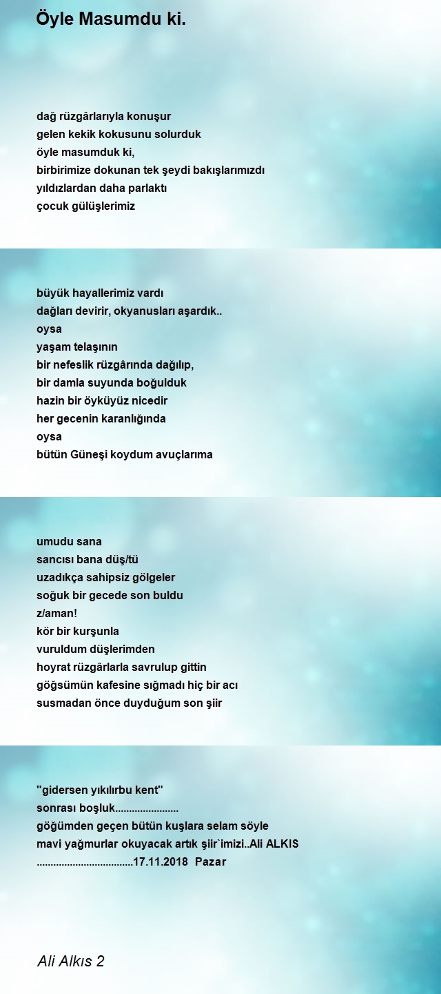Ali Alkıs 2