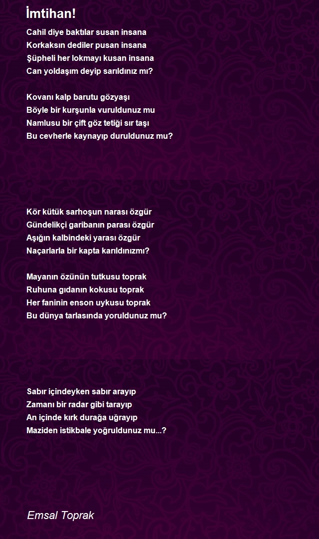 Emsal Toprak
