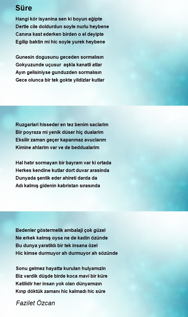 Fazilet Özcan