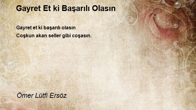 Ömer Lütfi Ersöz