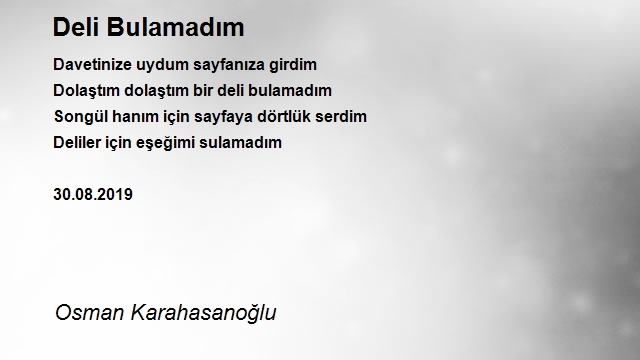 Osman Karahasanoğlu
