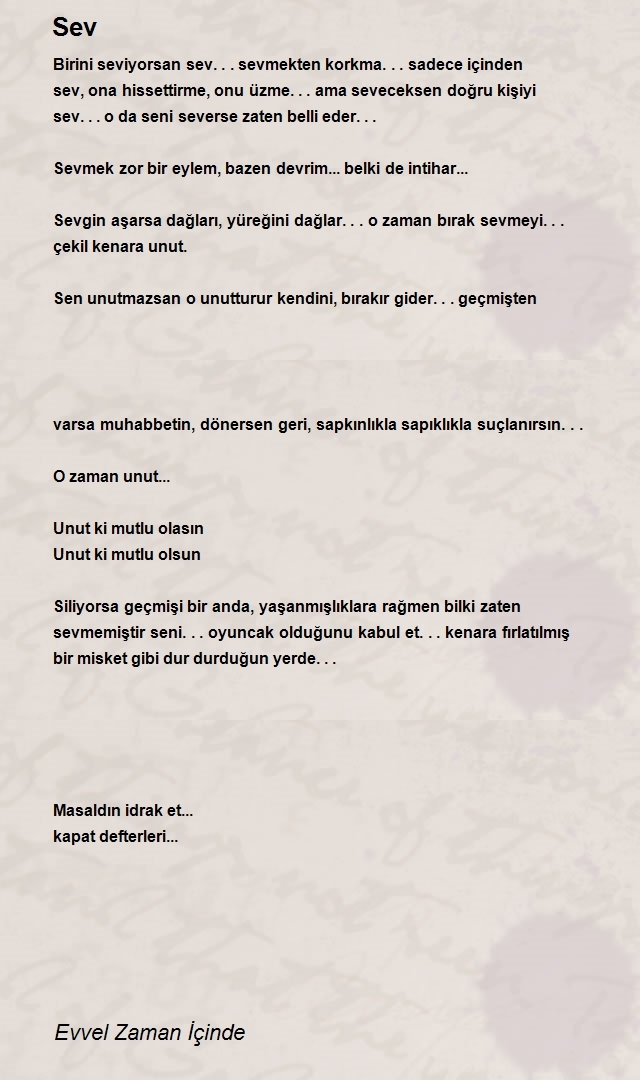 Evvel Zaman İçinde