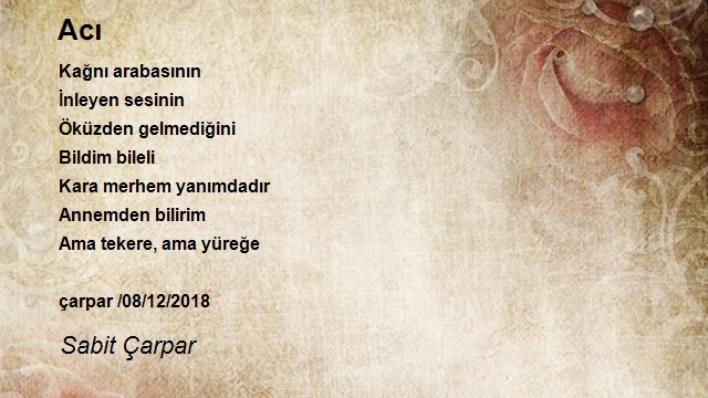 Sabit Çarpar