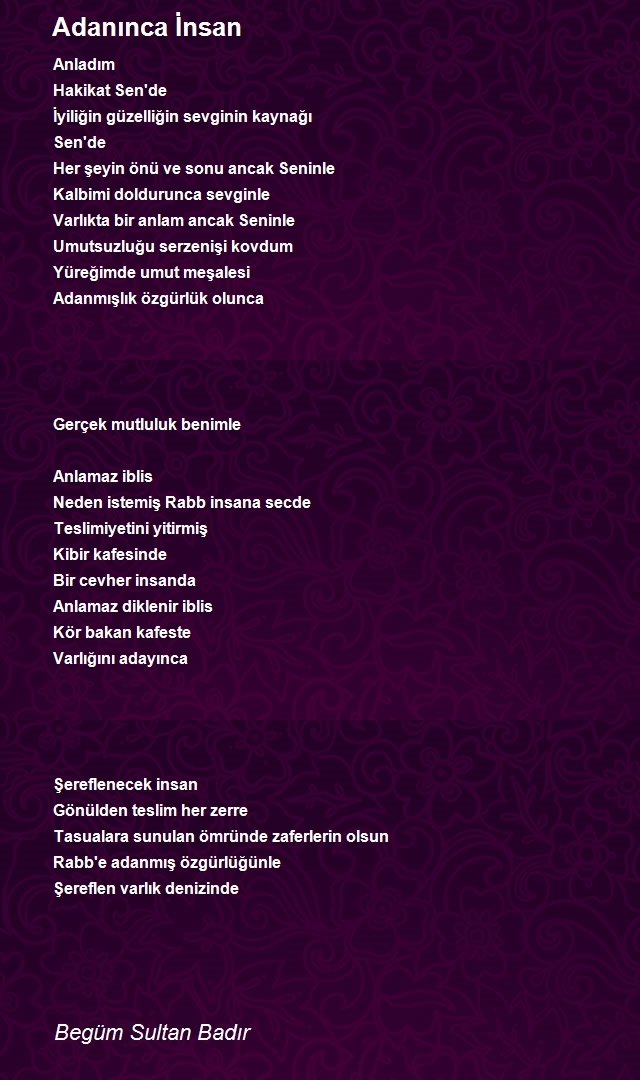 Begüm Sultan Badır