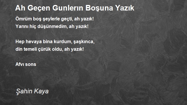 Şahin Kaya