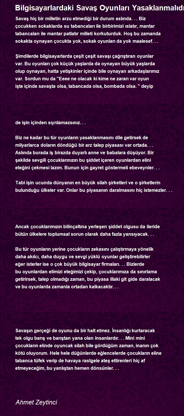 Ahmet Zeytinci