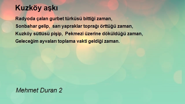 Mehmet Duran 2