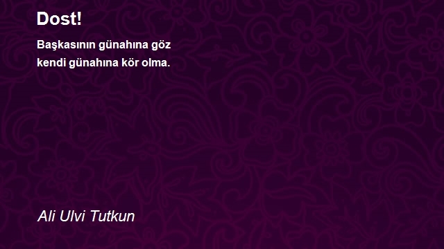 Ali Ulvi Tutkun