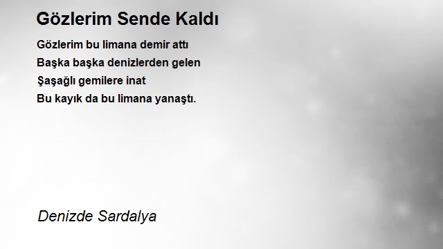 Denizde Sardalya
