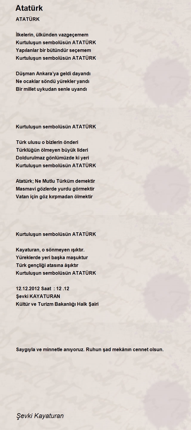 Şevki Kayaturan