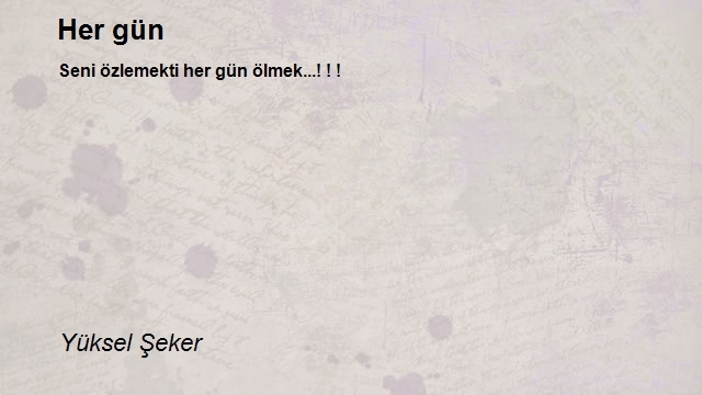 Yüksel Şeker