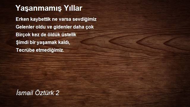 İsmail Öztürk 2