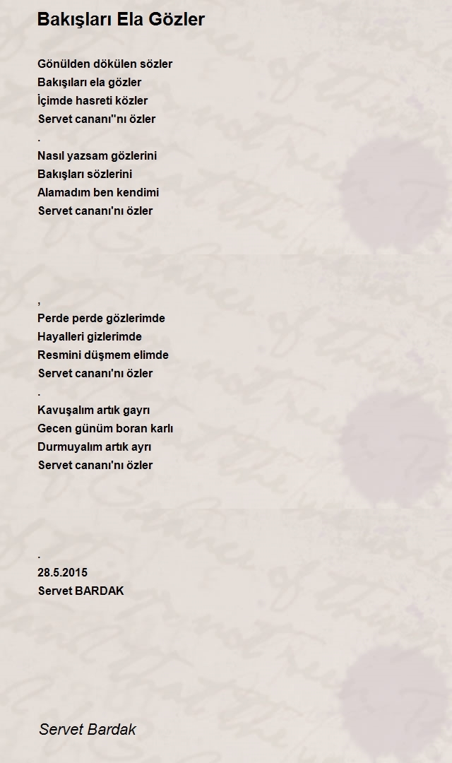 Servet Bardak