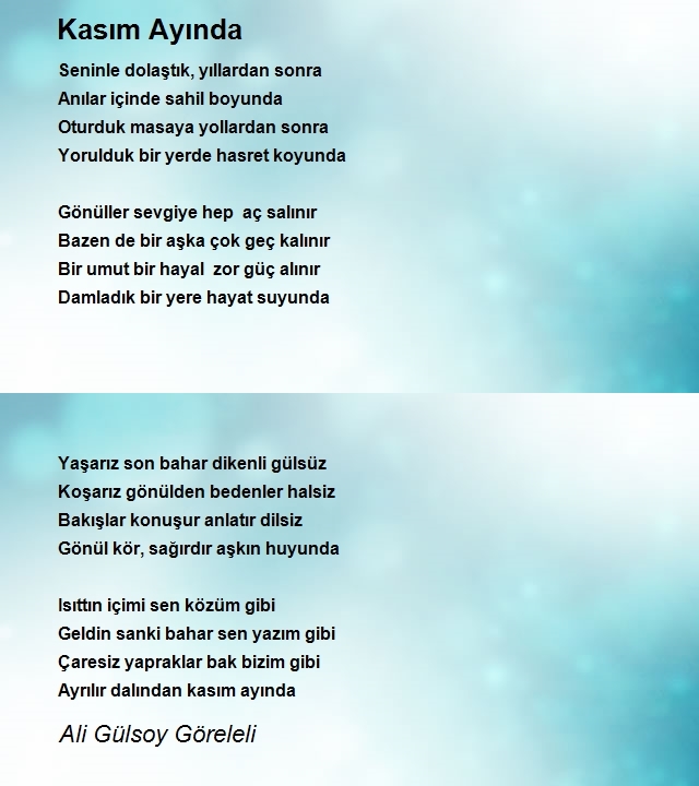 Ali Gülsoy Göreleli