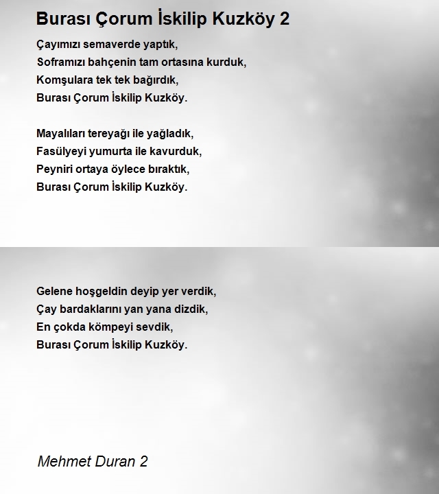 Mehmet Duran 2