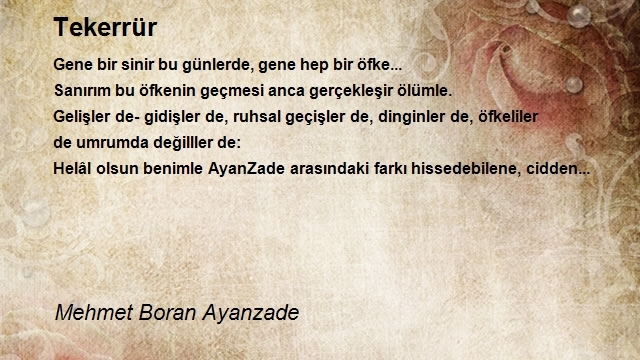 Mehmet Boran Ayanzade