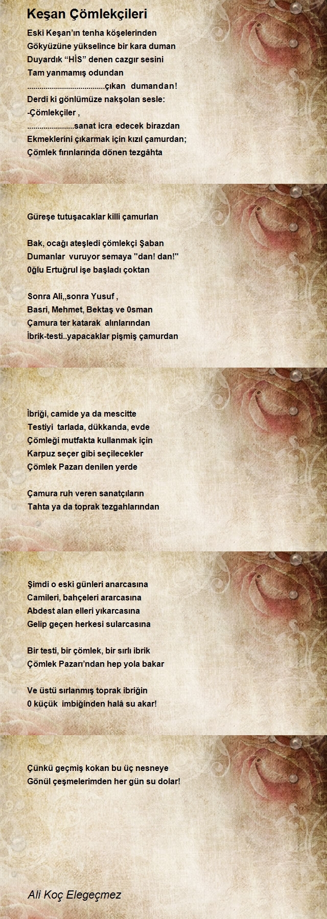 Ali Koç Elegeçmez