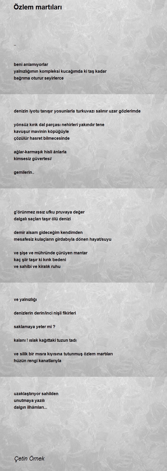 Çetin Örnek